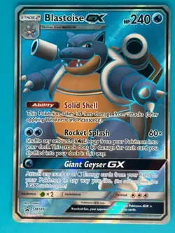 Pokemon - Blastoise GX SM189 [PROMO] *Moderately Played - MP* - Image 1