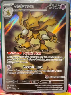 Alakazam 009 Mega Evolutions Black Star Promo Stamped Pokemon Centre Sealed! - Image 1