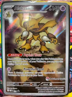 Alakazam 009 Mega Evolutions Black Star Promo Stamped Pokemon Centre Sealed! - Image 4