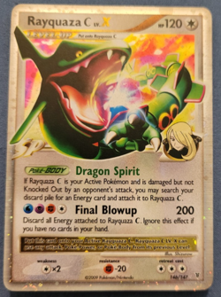 Pokemon TCG Rayquaza C LV.X 146/147 Holo Ultra Rare Supreme Victors LP - Image 1