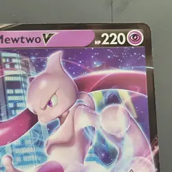 Mewtwo SWSH223 Black Star Promos GO Stamped Ultra Rare Holo Pokemon TCG 2022 NM - Image 3
