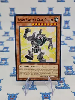 NM Toon Ancient Gear Golem - LDS1-EN063 - Common 1st Edition yugioh - Image 1