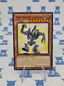NM Toon Ancient Gear Golem - LDS1-EN063 - Common 1st Edition yugioh - Image 2
