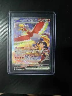 Pokemon TCG Ethan's Ho-Oh EX Card 230/182 Sir Destined Rivals English Edition - Image 1