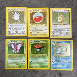 Pokemon TCG Jungle Set Vaporeon Vileplume Venomoth Pokemon Card Bundle LP-HP - Image 1