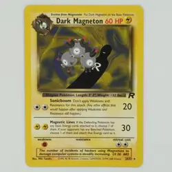 Dark Magneton 28/82 Rare Team Rocket Pokemon Card - Image 1