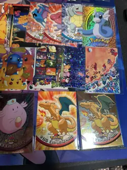 VINTAGE Pokemon Card Lot Pocket Monsters Topps Chrome Holo Charizard & More NM - Image 2