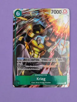 ONE PIECE Card Game: Pillars of Strength: Krieg OP03-025 Super Rare Foil - Image 1