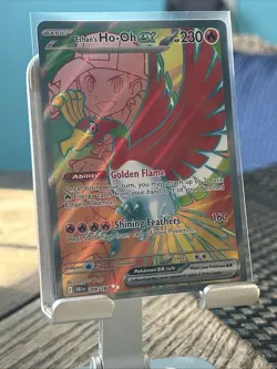 Pokemon TCG Ethan's Ho-Oh EX 209/182 S&V Destined Rivals Ultra Rare Holo Card - Image 1