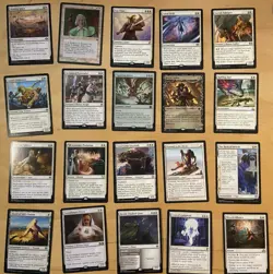 Magic The Gathering Lot Of 20 White Cards Including Rares and Mythics NM - Image 1