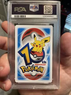 Gyarados/Magikarp - PSA 10 - 2006 10th Anniversary JPN Poker Card - Image 2