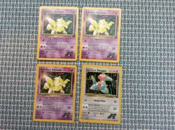 4 Sabrina's Gym Challenge/Heroes Pokemon cards Drowzee, Porygon, one owner ++++ - Image 1
