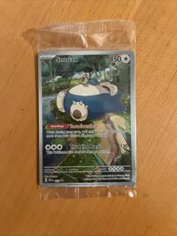 Pokemon TCG Snorlax Sealed 051 SV Scarlet & Violet Promo Card NM Condition - Image 1