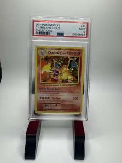 Pokemon Evolutions 2016 Holo Charizard TCG Card 11/108 Rare PSA 9 Mint - Image 1