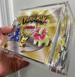 Neo Genesis 1st Edition EMPTY Booster Box, No Cards, W/ Acrylic Case, Minty - Image 3