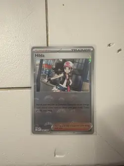 Pokemon TCG White Flare Hilda Pokeball Holo Card 084/086 NM Condition - Image 1