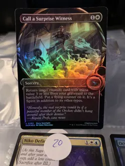MTG Call a Surprise Witness Murders at Karlov Manor 0289 Foil Uncommon - Image 1
