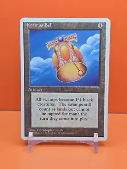 🟤🟤🟤 1995 Magic The Gathering KORMUS BELL 4TH EDITION PLAYED 🟤🟤🟤 - Image 1