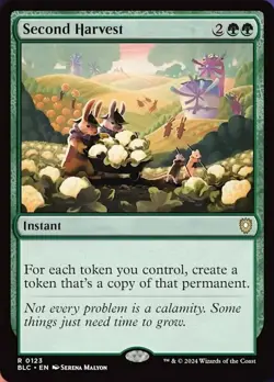 Second Harvest - Commander: Bloomburrow #0123 MTG Magic The Gathering - Image 1