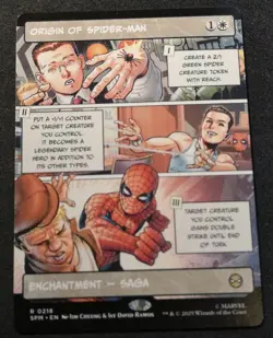 Origin Of Spider-Man - Borderless - SPM - MTG - EN - NM - 0218 - Image 1