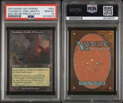 Yavimaya, Cradle Of Growth Retro Frame Foil Modern Horizons 2 MTG NM PSA 10 POP2 - Image 3