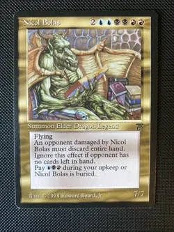 English - MTG Legends, All 5 Elder Dragons - Nicol Bolas, Arcades Sabbath & More - Image 4