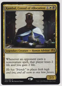 MTG 1X Kambal, Consul of Allocation X1 Kaladesh Magic - SP/NM - Image 1
