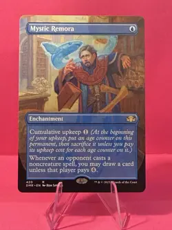 Mystic Remora (Borderless) Dominaria Remastered Regular - Image 1
