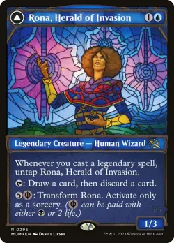Rona, Herald of Invasion Showcase Foil - March Of The Machine MTG-NM - Image 1