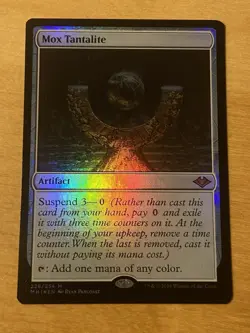 Mint/Near-Mint, English - 1 x MTG Mox Tantalite FOIL Modern Horizon - Image 1