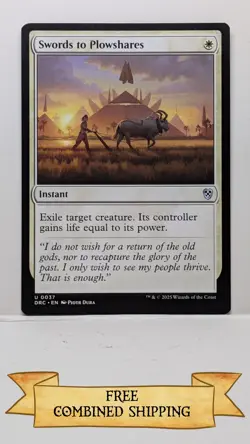 Swords to Plowshares Commander: Aetherdrift Regular - Image 1