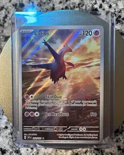 Pokemon TCG Latios 203/191 Surging Sparks Illustration Rare Holo Card 2024 - Image 1