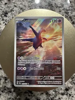 Pokemon TCG Latios 203/191 Surging Sparks Illustration Rare Holo Card 2024 - Image 3