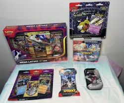 Pokemon TCG Lot of 6 Items as Pictured from Scarlet & Violet and Mega Evolution. - Image 1