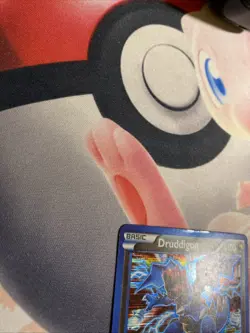 Pokemon Druddigon BW80 Promo Holo Rare MP Trading Card Game - Image 2