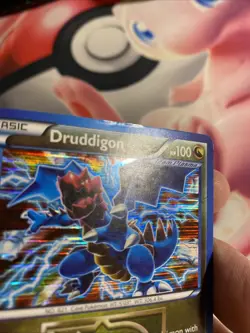 Pokemon Druddigon BW80 Promo Holo Rare MP Trading Card Game - Image 5