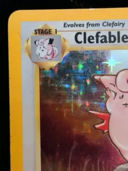 Clefable 1/64 1st Edition Jungle Holo Pokemon Vintage WOTC - Image 2