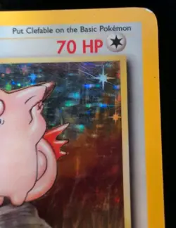 Clefable 1/64 1st Edition Jungle Holo Pokemon Vintage WOTC - Image 3