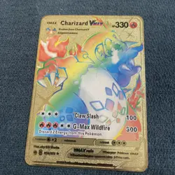 Charizard VMAX 074/073 Rainbow Secret Rare Pokemon Champions Path LP - Image 1