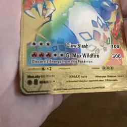 Charizard VMAX 074/073 Rainbow Secret Rare Pokemon Champions Path LP - Image 3