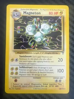 Pokemon TCG Magneton 28/110 Non-Holo Rare Legendary Collection LP - Image 1