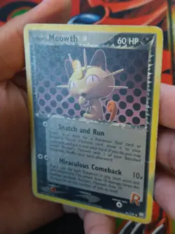 Rocket's Meowth - 46/109 - Uncommon Team Rocket Returns Pokemon TCG HP+ - Image 2