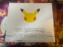 Pokemon Celebrations Elite Trainer Box ETB Factory Sealed Small Slit/Corner dent - Image 1