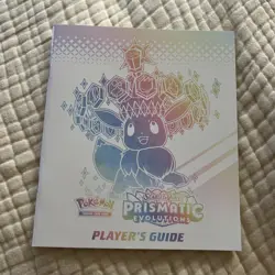 Pokemon Prismatic Evolutions ETB Player’s Guide Booklet - Image 1