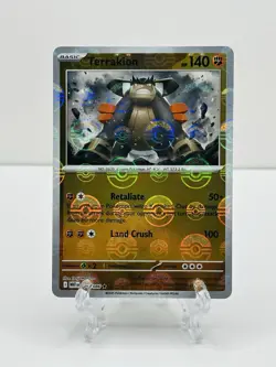 🔥Pokemon TCG-Terrakion (Poke Ball Pattern) 054/086-Sv: White Flare-Holo-M/NM🔥 - Image 1