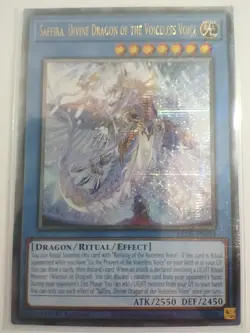 Saffira, Divine Dragon of the Voiceless Voice (Quarter Century Secret Rare) - Image 1