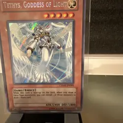 Tethys, Goddess Of Light CRMS-EN095 Secret Rare Unlimited Crimson Crisis NM - Image 4