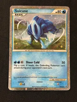 Suicune HGSS21 Hgss Promo Holo Rare Pokemon Card - Image 1