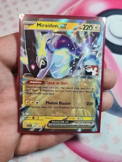 Pokemon TCG Miraidon ex Prize Pack Series Cards 081/198 Holo Double Rare NM - Image 1