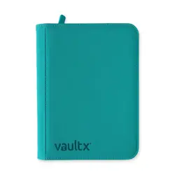 Vault X Ocean Blue 4-Pocket Exo-Tec Zip Binder - 160 Cards - New - Image 1